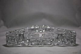 Heavy Clear Glass Cigar Ashtray Measures 7.5" image 4