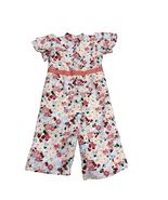 Floral Girls Ruffle Sleeve Jumpsuit By Janie And Jack Size 3 - €16,48 EUR
