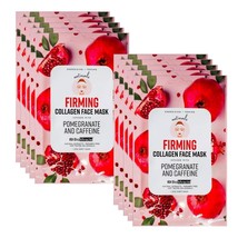 10pk Korean Collagen Skin Firming Hydrating Tightens Face Mask Reduce Wr... - €10,14 EUR