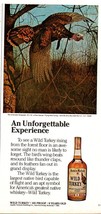 1981 Wild Turkey Kentucky Bourbon Vintage Print Ad Flying Feathers 80s W... - £8.48 GBP