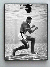 Rare Framed 1961 Muhammad Ali Training Underwater Vintage Photo. Giclée Print - £15.07 GBP