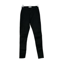 Bamboo Black Denim Skinny Jeans Size Juniors 5/6 -24&quot; Waist - $7.91