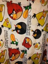 Angry Birds Collectible Fabric Twin Size 66 X 88” Quilting Craft - £45.33 GBP