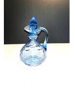 Salem Blue Drapery Optic Bottle - $35.00