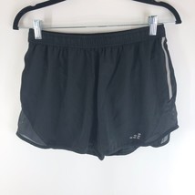 BCG Womens Running Shorts Built in Brief Mesh Panels Pull On Black M - £7.76 GBP