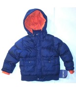 Cherokee Toddler Boys Winter Puffer Hooded Jackets Coats Blue Orange Siz... - £16.01 GBP