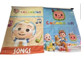 Cocomelon Character Party Banners For Jumpers Bounce House Lot Of 2 Char... - £75.74 GBP