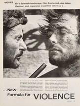 1967 Magazine Photos Actors Clint Eastwood &amp; Eli Wallach Spaghetti Westerns - £14.06 GBP