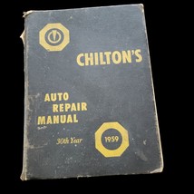 Chilton&#39;s Auto Repair Manual 30th Year 1959 Car Mechanic Service Hardcover - $19.59