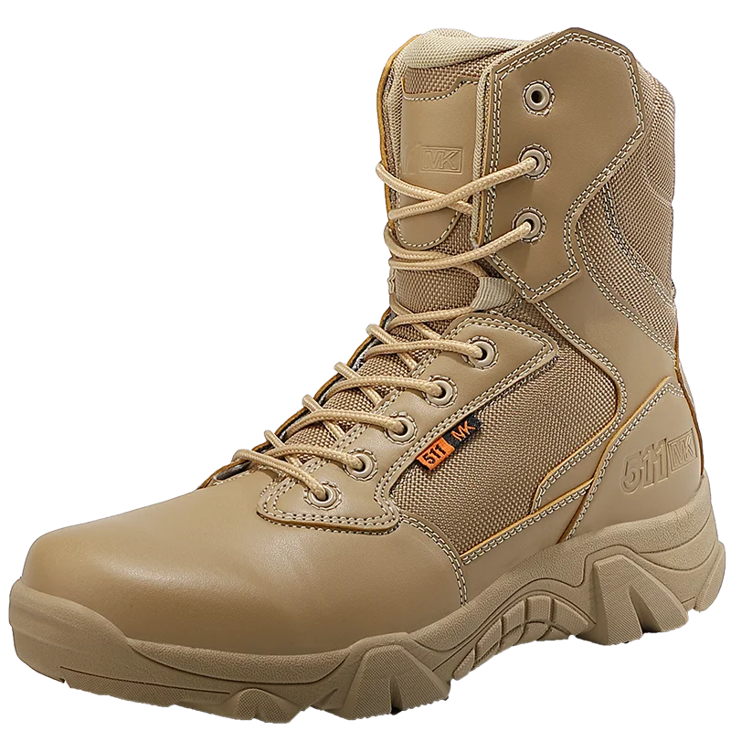 High Quality Military Leather Combat Boots for Men Combat Bot Infantry T... - $50.86