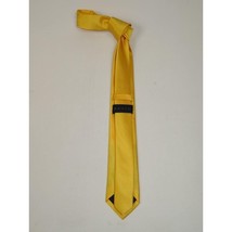 Mens Tie ZENIO By Stacy Adams Slim Narrow Twill Woven Soft Silky Z16 Gold image 2