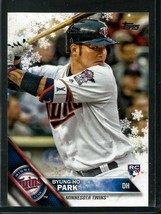 2016 Topps Holiday #HMW22 Byung-Ho Park NM-MT RC Rookie Twins - $1.67