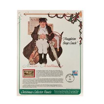 &quot;Muggleton Stage Coach&quot;  - Christmas Collector Panels Stamp - £17.02 GBP