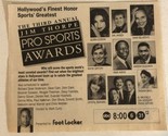 3rd Annual Jim Thorpe Pro Sports Awards Print Ad Vintage Mark Curry TPA3 - $5.93