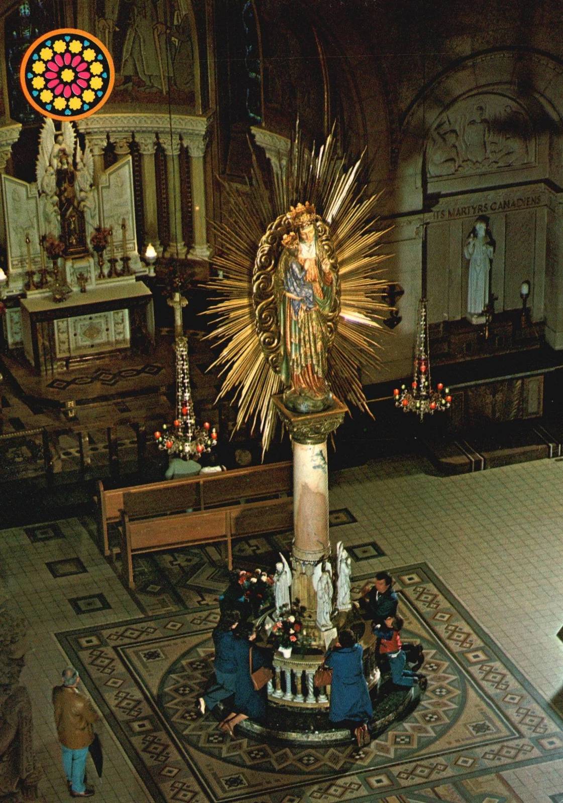 POST CARD ST. ANNE DE BEAPRE QUEBEC CANADA MIRACULOUS STATUE UNPOSTED 6 X 4 - $8.90