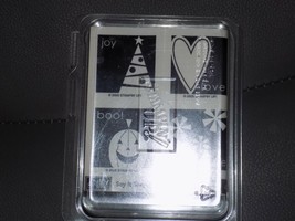 Stampin Up Rubber Stamps Say It Simply New - £18.84 GBP