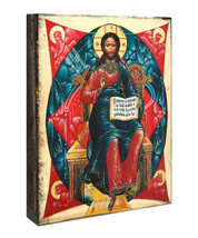 G.DeBrekht 85047-24 Jessus, Icon Painting on Gold-Plated Wooden Block - £187.38 GBP