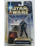 Star Wars Attack of the Clones Lt.Dannl Faytonni Figure Coruscant Outlan... - £15.79 GBP