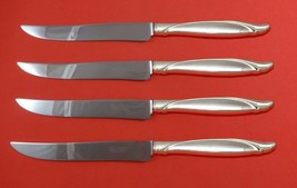 Sentimental by Oneida Sterling Silver Steak Knife Set 4pc Texas Sized Custom - $286.11