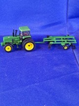 John Deere 4955 Tractor w John Deere 5 Shank Subsoiler 1/64 Scale by Ertl READ!! - £25.73 GBP