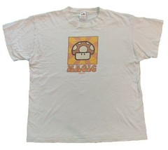 Magic Mushroom Mario 2005 Nintendo Orange And White Shirt XL Fruit Of The Loom - $79.99