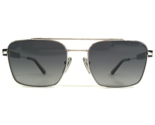 PRADA Sunglasses SPR 67Z 1BC-5W1 Black Silver Aviators Gray Gradient Lenses - $280.28