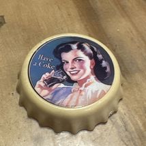 VTG 90's “Have a Coke” Coca Cola Bottle Cap Refrigerator Magnet - $9.90