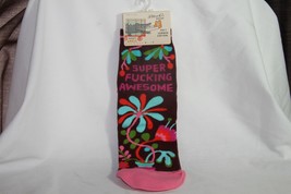 Women&#39;s Ankle Socks (new) SUPER ----ING AWESOME - BROWN &amp; PINK - SIZE 5-10 - £10.17 GBP