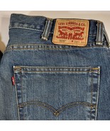 Levis 505 Jeans 38 X 30 Mens Regular Straight Leg Distressed Red Tab - £12.93 GBP