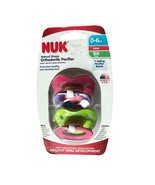 NUK 2 Pacifiers 0-6 Months LATEX Orthodontic BPA Free Pink Green - $25.00