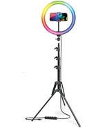 Bower 12-inch LED RGB Ring Light Studio Kit with Special Effects; Black ... - $29.69