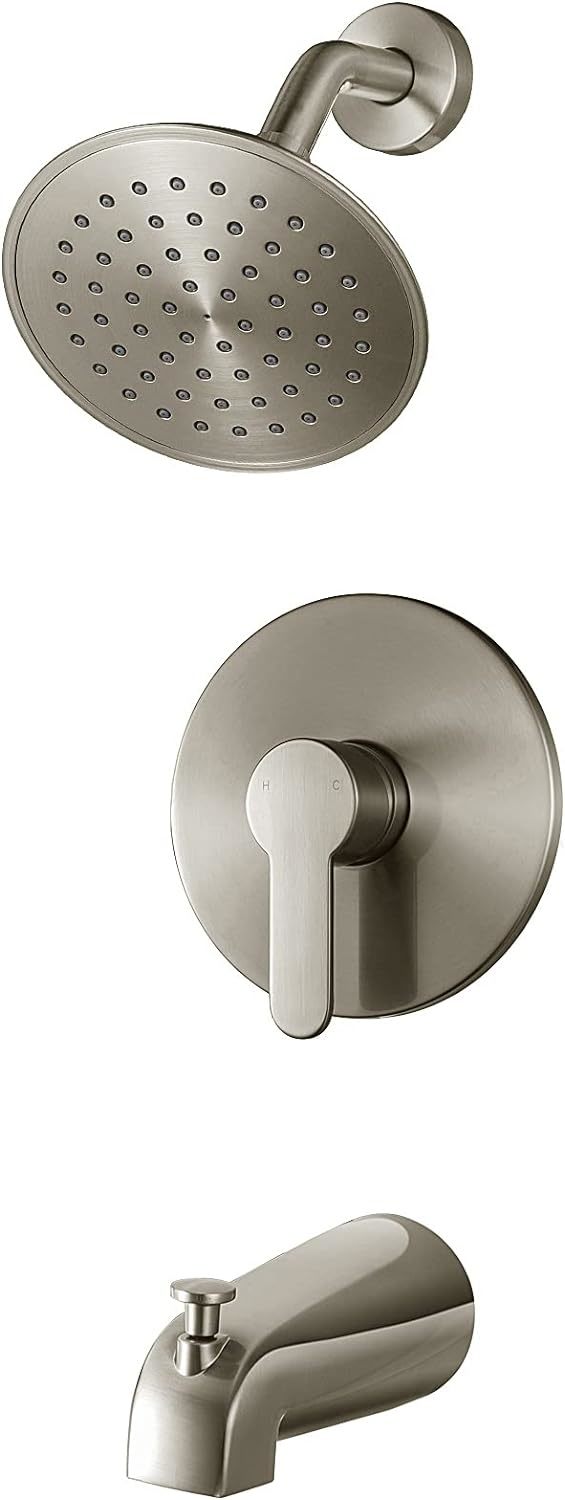 Tub Shower Faucet Set With Valve, Wrisin Shower Faucets Sets Complete Br... - $81.99