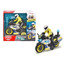 Dickie Toys Police Bike Friction with Light and Sound 17cm - £29.81 GBP