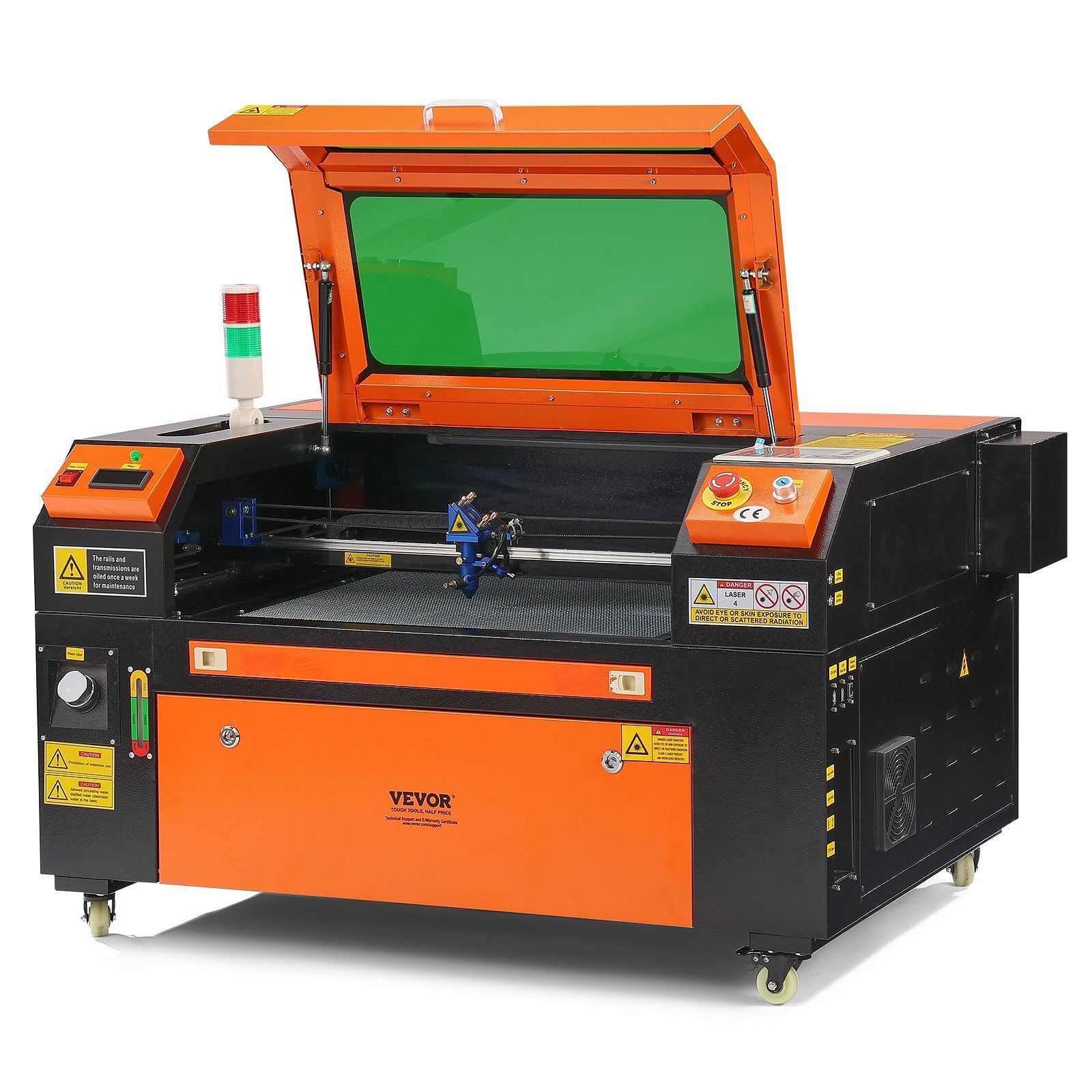 VEVOR 60W CO2 Laser Engraver, 16 x 24 in, 19.7 IPS Laser Cutter Machine ... - $4,356.49