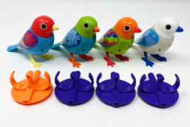 Lot4 Spin Master Digi Birds Chirping Toys Tweet Singing Electronic Digib... - $24.99