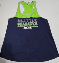 NFL Team Apparel Tank Top Seatle Seahawks Racerback Scoop Neck Womens Si... - €12,65 EUR