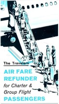 Vintage Brochure Intrav Air Travelers Insurance Air Fare Refunder - £11.65 GBP