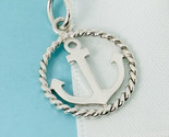 Tiffany &amp; Co Anchor Charm or Pendant in Sterling Silver Twist Boat Sailing - £257.16 GBP