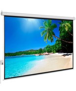 Projector Screen Motorized w/ Remote 100&quot; 4:3 Home Theater Movie Auto Dr... - $149.40 CAD
