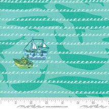 Moda Pacific Wanderings Sea Green 13323 13 Quilt Fabric By The Yard - Mara Penny - £8.50 GBP