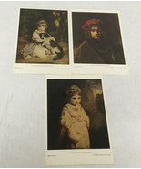  vintage small famous artwork prints Wallace collection MIss Bowles Reyn... - $24.70