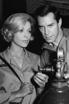 Martin Landau and Barbara Bain in Space: 1999 b/w meter detection pose 1... - £18.02 GBP