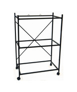 Three Shelf Stand for Medium Bird Breeding Cage in Black - $176.85