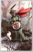 1st Halloween Matthew Kirscht Witch In Green Cat JOL 2023 LE 11/12 Postcard MK - £39.92 GBP