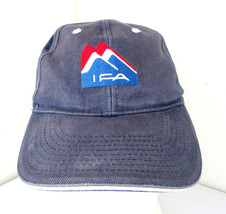 IFA Intermountain Farmer Association Hat Strapback Baseball Cap Dark Blu... - $9.85