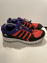 Mens Size 11 ADIDAS Duramo Cross Trail B39842 Solar Red Purple Sneakers ... - £46.39 GBP