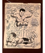 MUHAMMAD ALI VS FOREMAN Mexican Sports Magazine Sketch Drawing Original ... - $102.57 CAD