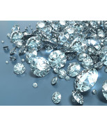 FRAMED CANVAS ART PRINT photograph loose white Diamonds - £31.13 GBP+