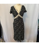 Vintage 1990s Liz Claiborne Knit Dress Women&#39;s Size 8 Rockabilly Retro - $63.94 CAD