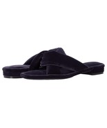 Aerosoles Women&#39;s Jaxon Navy Velvet Shoes Slides Sandals Size 10.5 - $83.34 CAD